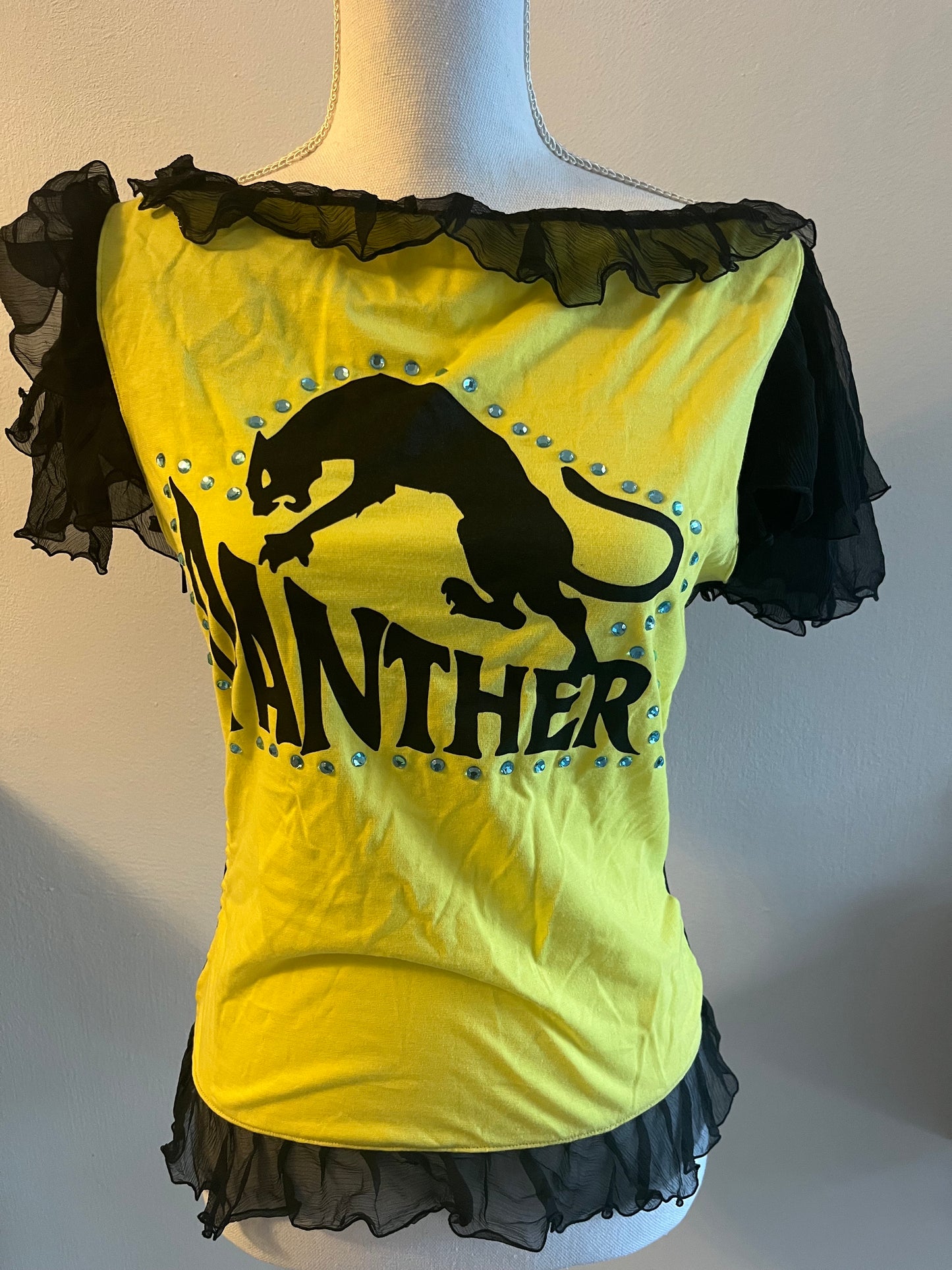 D&G fall 2001 sheer "Panther" top