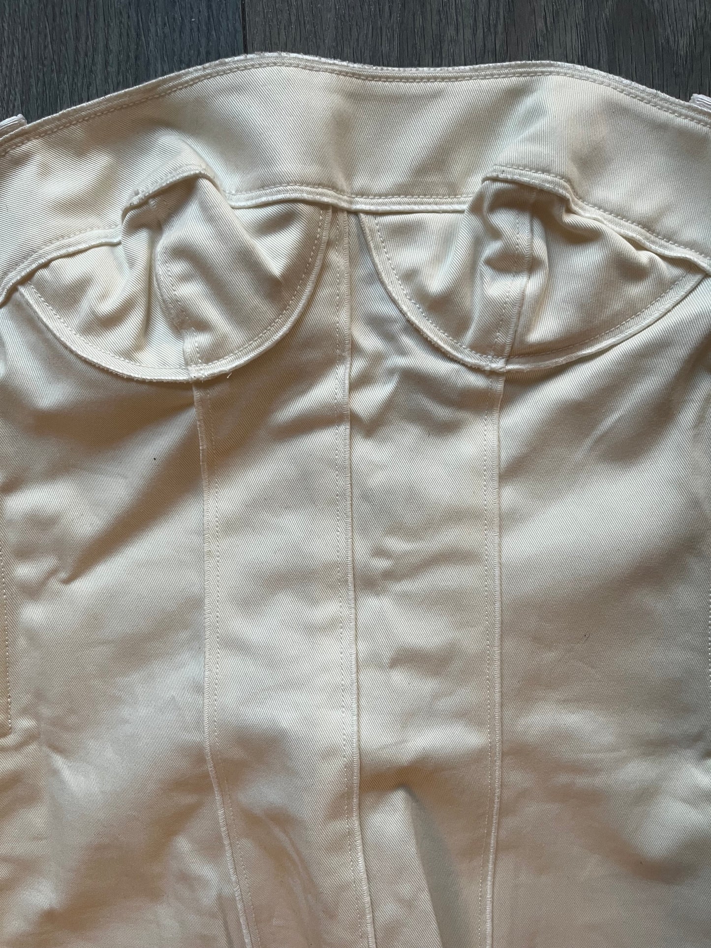 D&G strapless corset