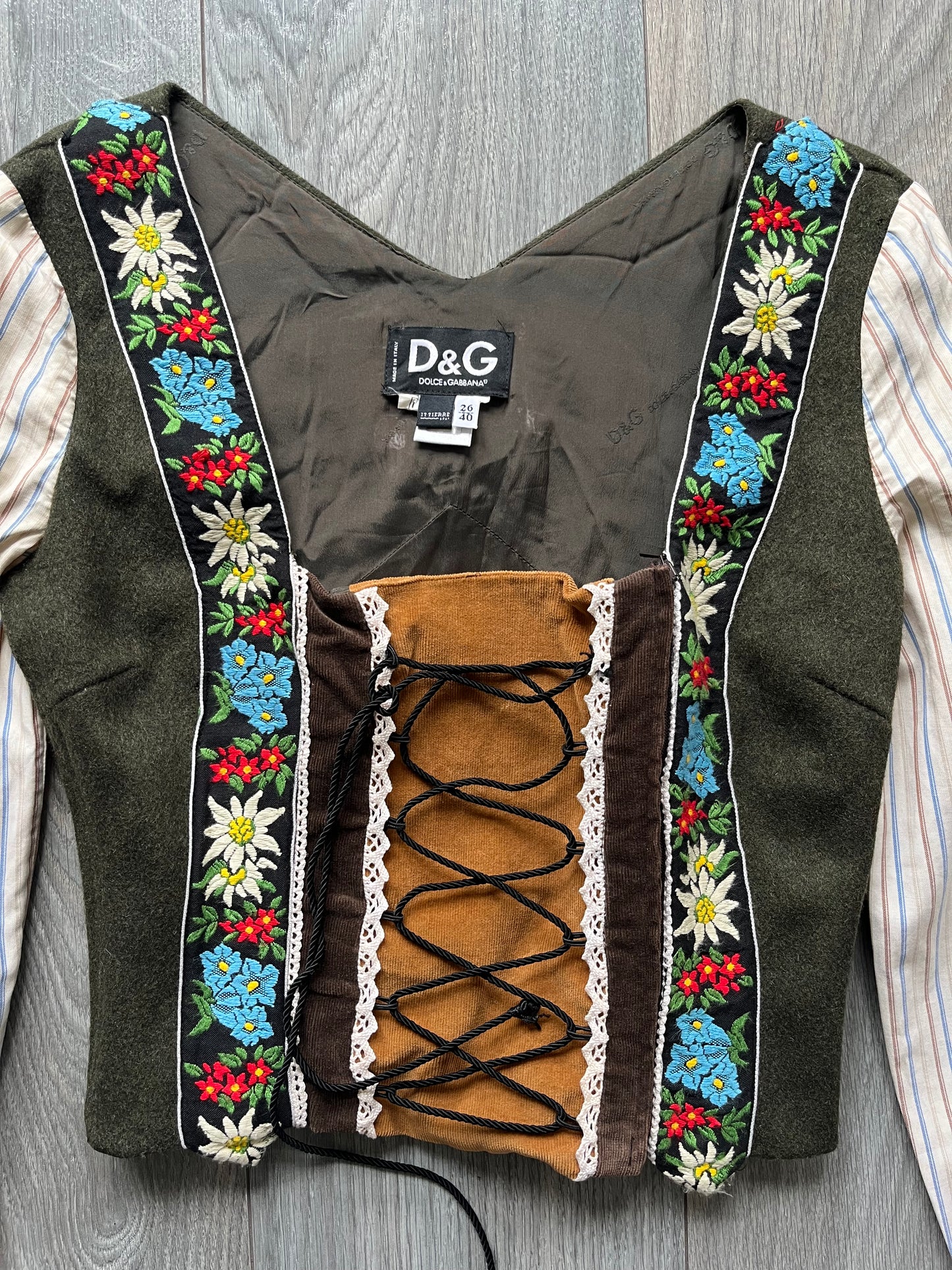 D&G fall winter 2002 corset