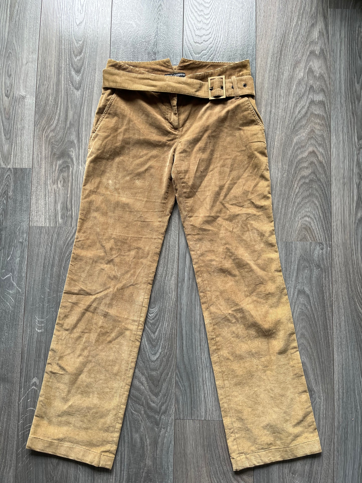 Dolce and Gabbana corduroy pants