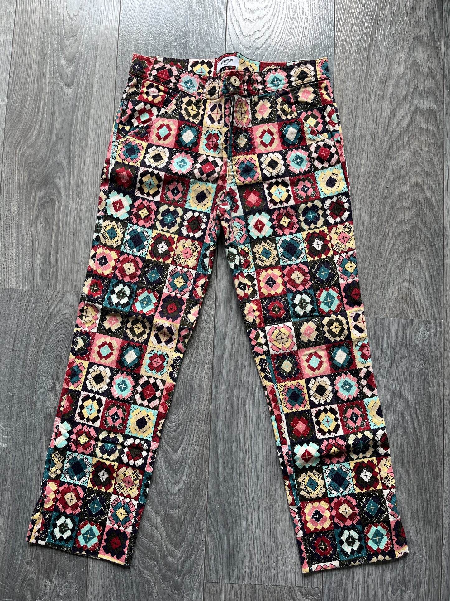 Moschino Jeans patchwork jeans